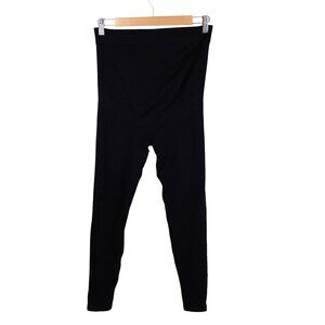 Blanqi Everyday Black High-Waisted Belly‎ Support Maternity Leggings Size XXL